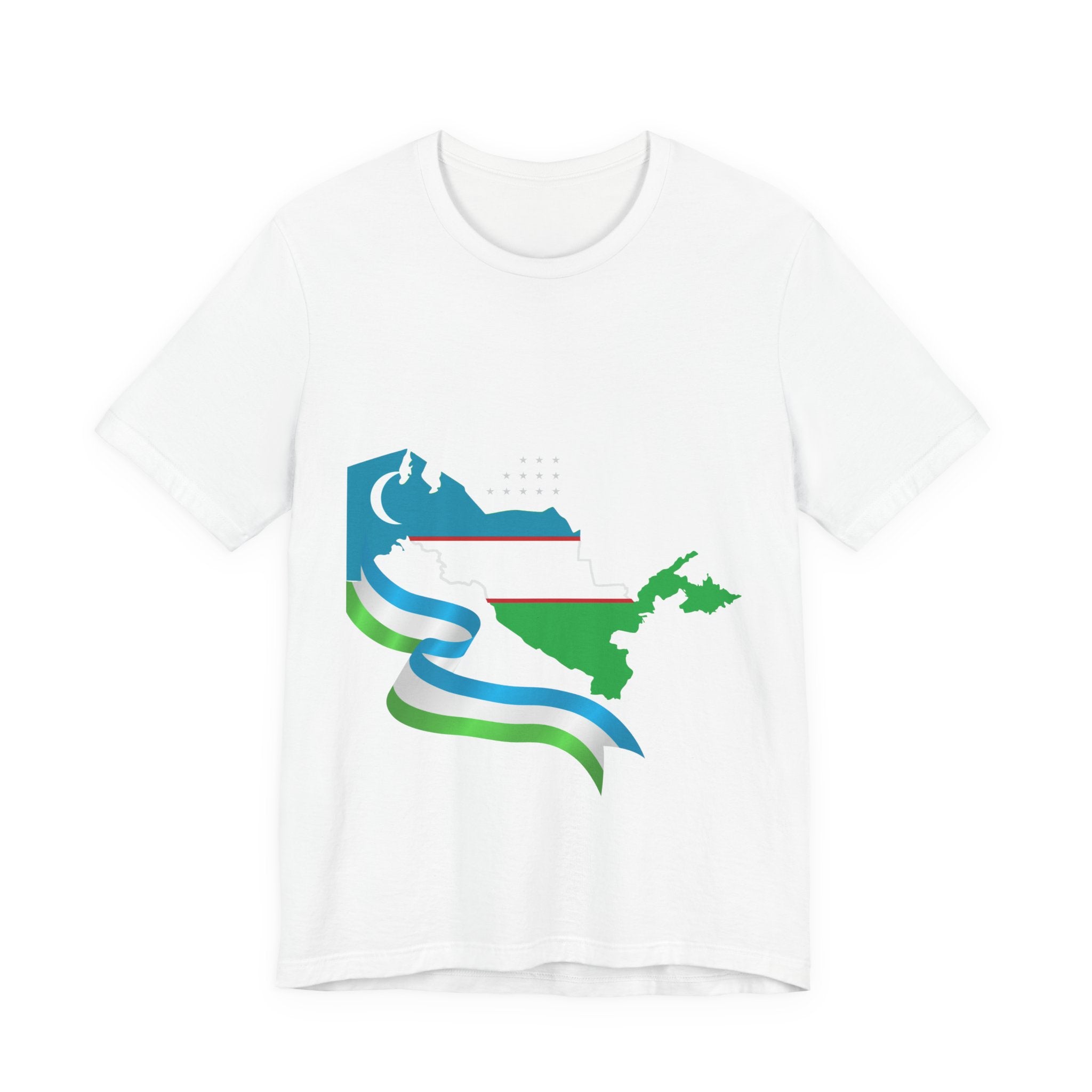 Uzbekistan Flag Soccer Tee — Cup Football Fan Shirt