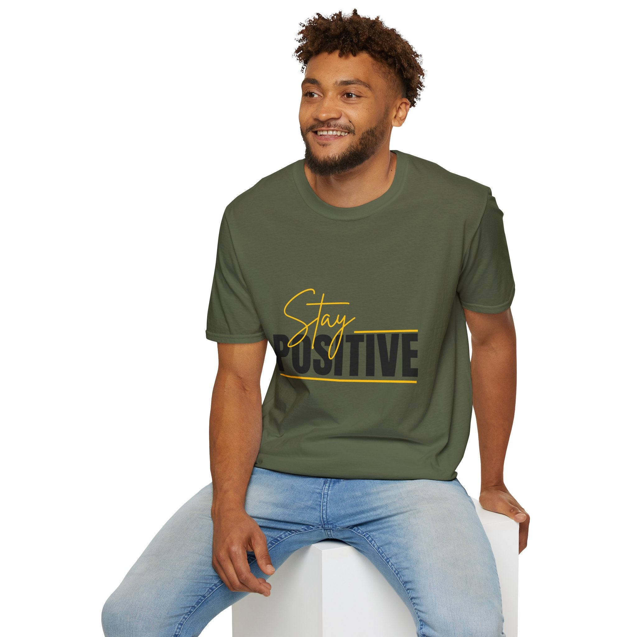 Stay Positive T-Shirt — Inspirational Motivational Graphic Tee