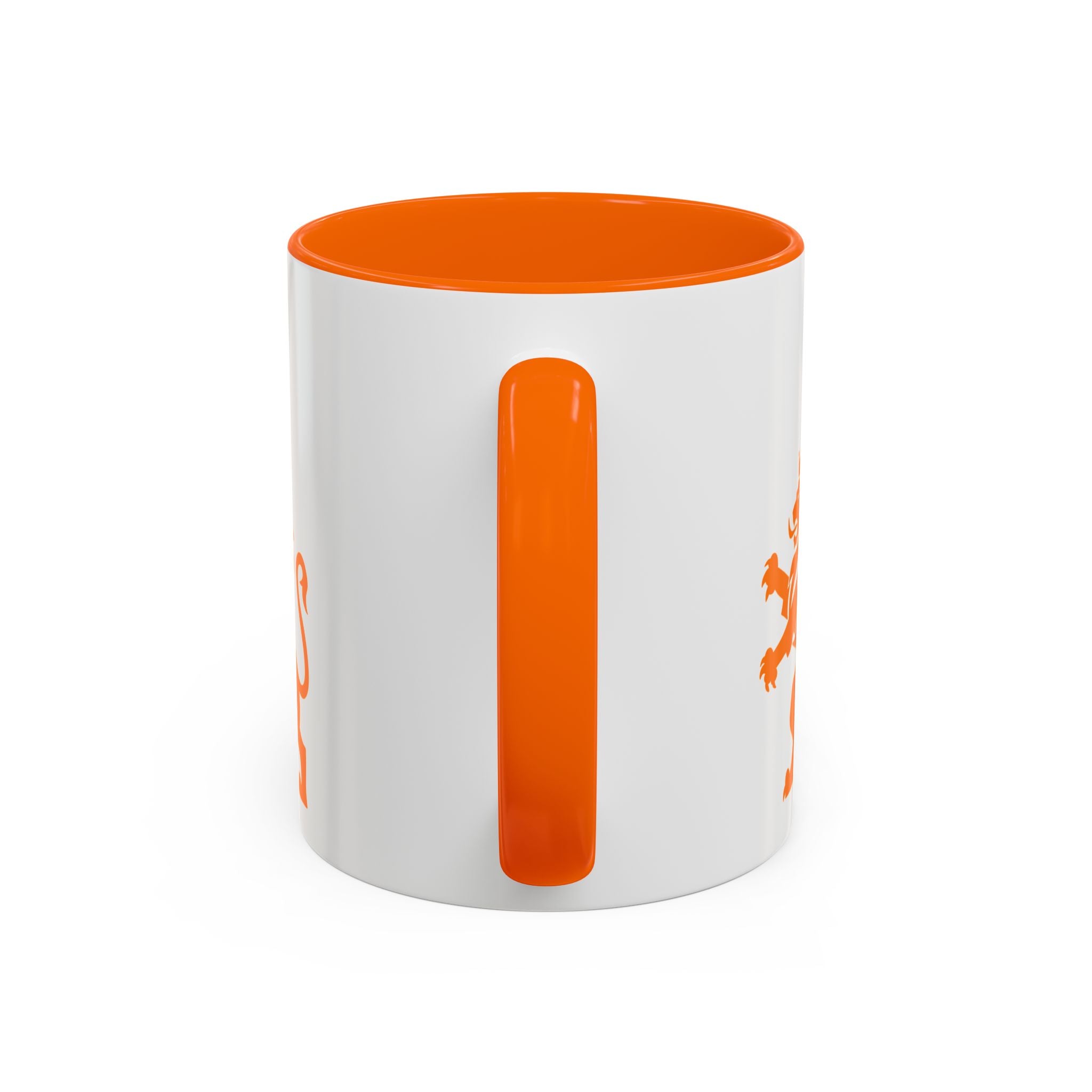 Netherlands 2026 Soccer Fan Coffee Mug — Orange Lion Accent Mug