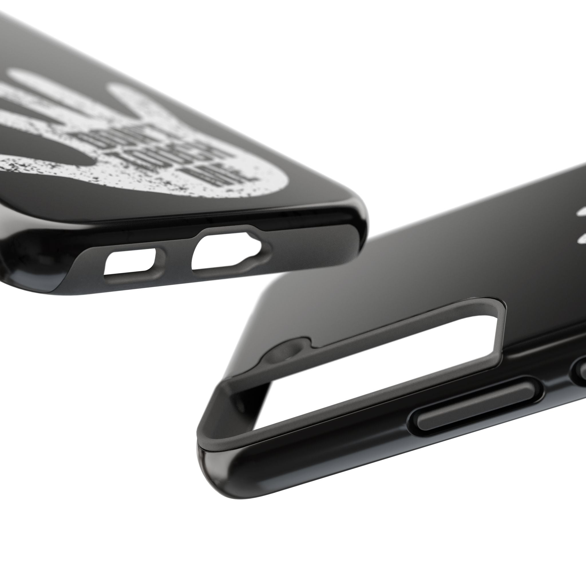 Phone Case — “Don’t Touch Me” Black Protective Tough Case