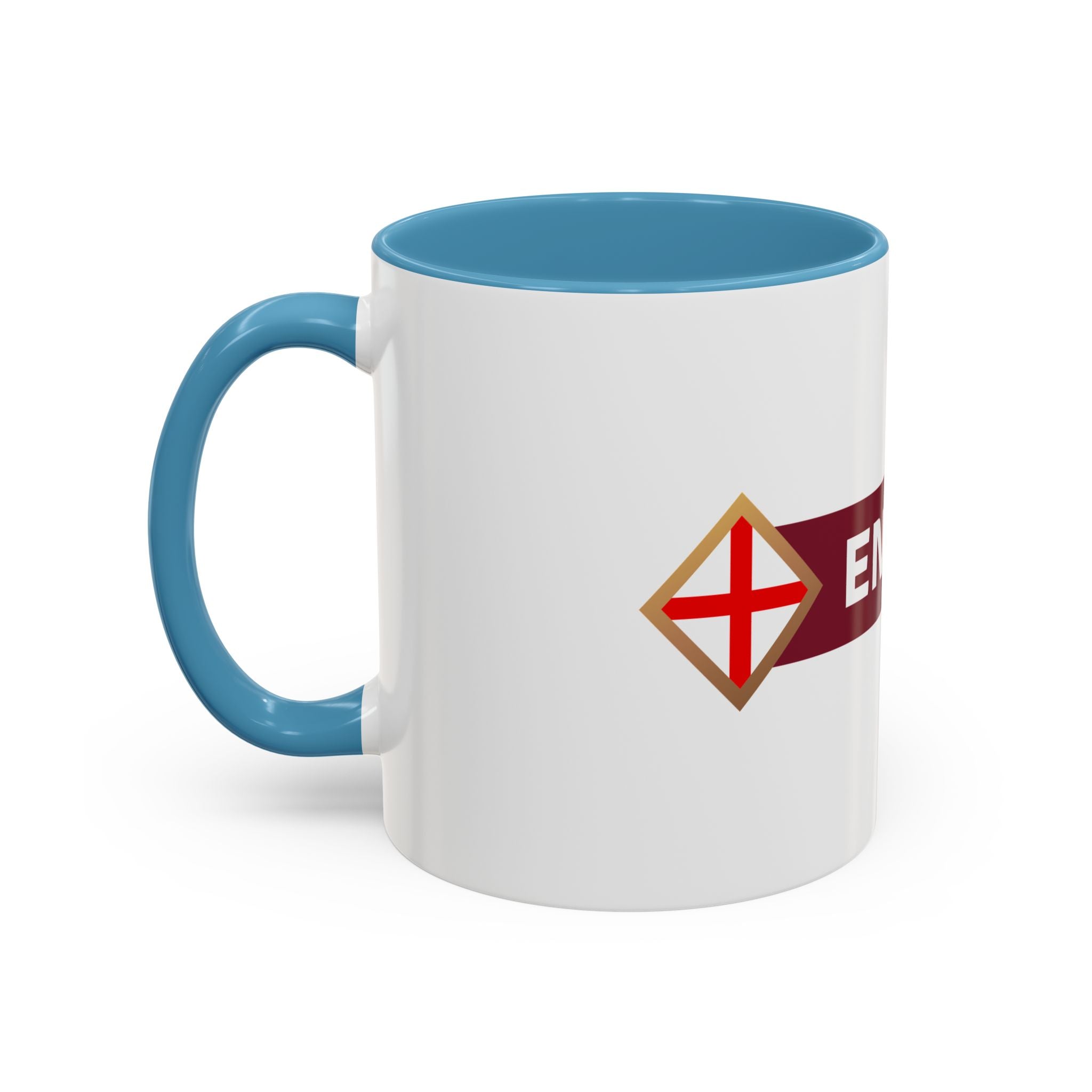 England 2026 Soccer Cup Accent Coffee Mug (11, 15oz)