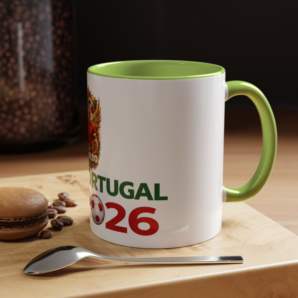 Portugal 2026 Coffee Mug — Soccer Fan Accent Mug (11/15oz)