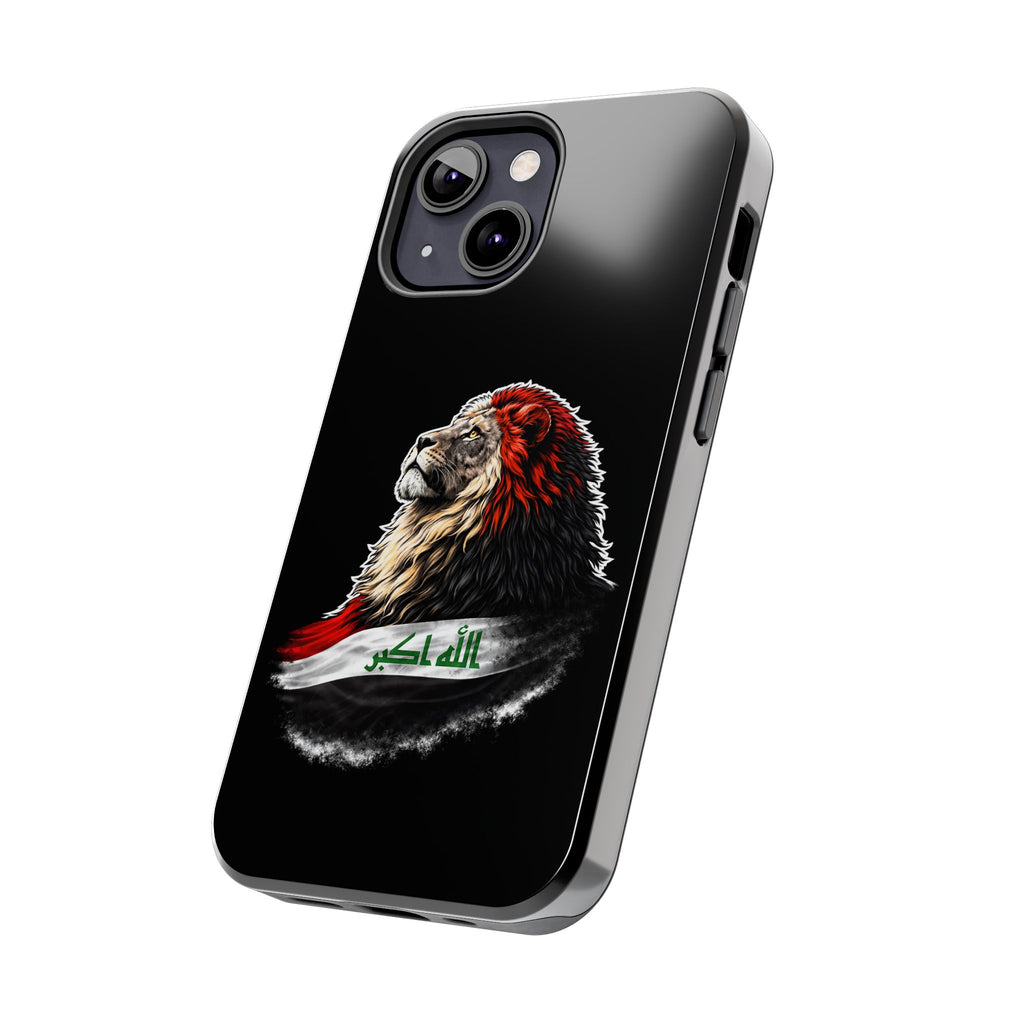Iraq Lion Tough Phone Case — Protective iPhone Case with Iraqi Flag Design