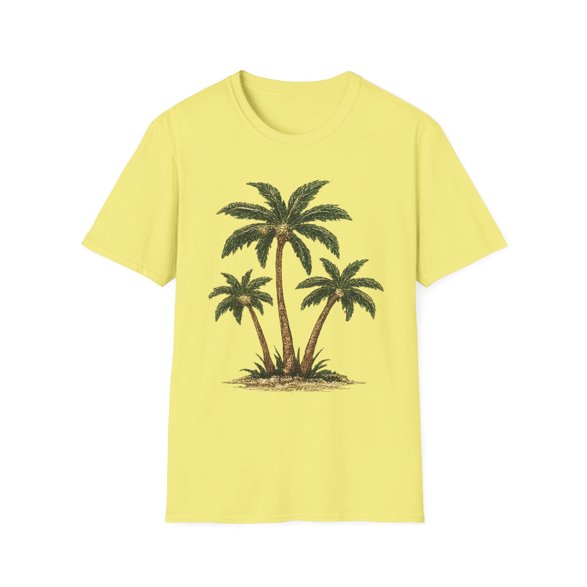 Palm Trees Graphic T-Shirt — Tropical Beach Vibe Tee