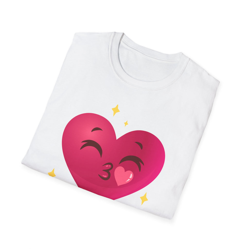 Kiss Me Heart Graphic T-Shirt — Cute Valentine’s Day Tee