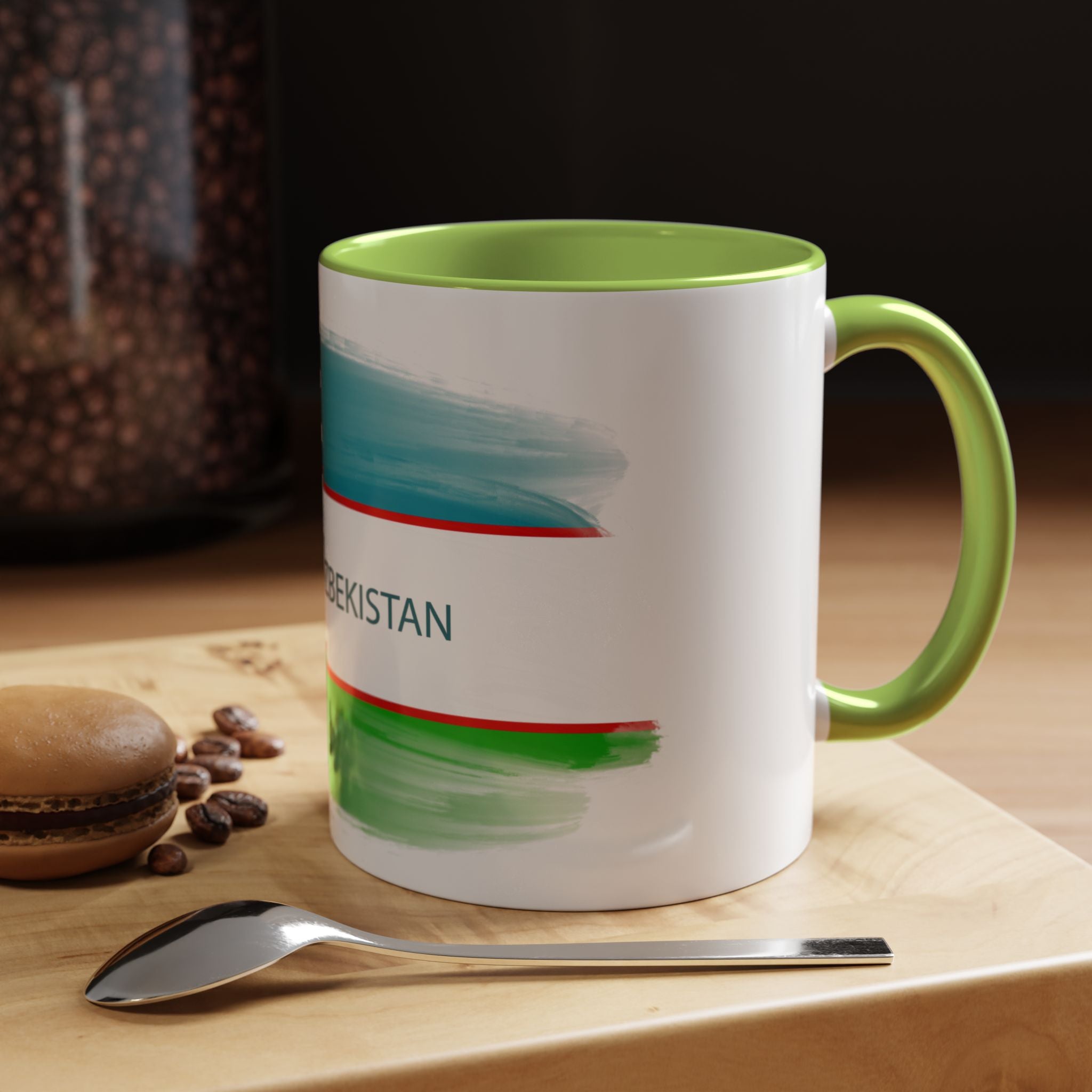 Uzbekistan Accent Coffee Mug (11, 15oz)
