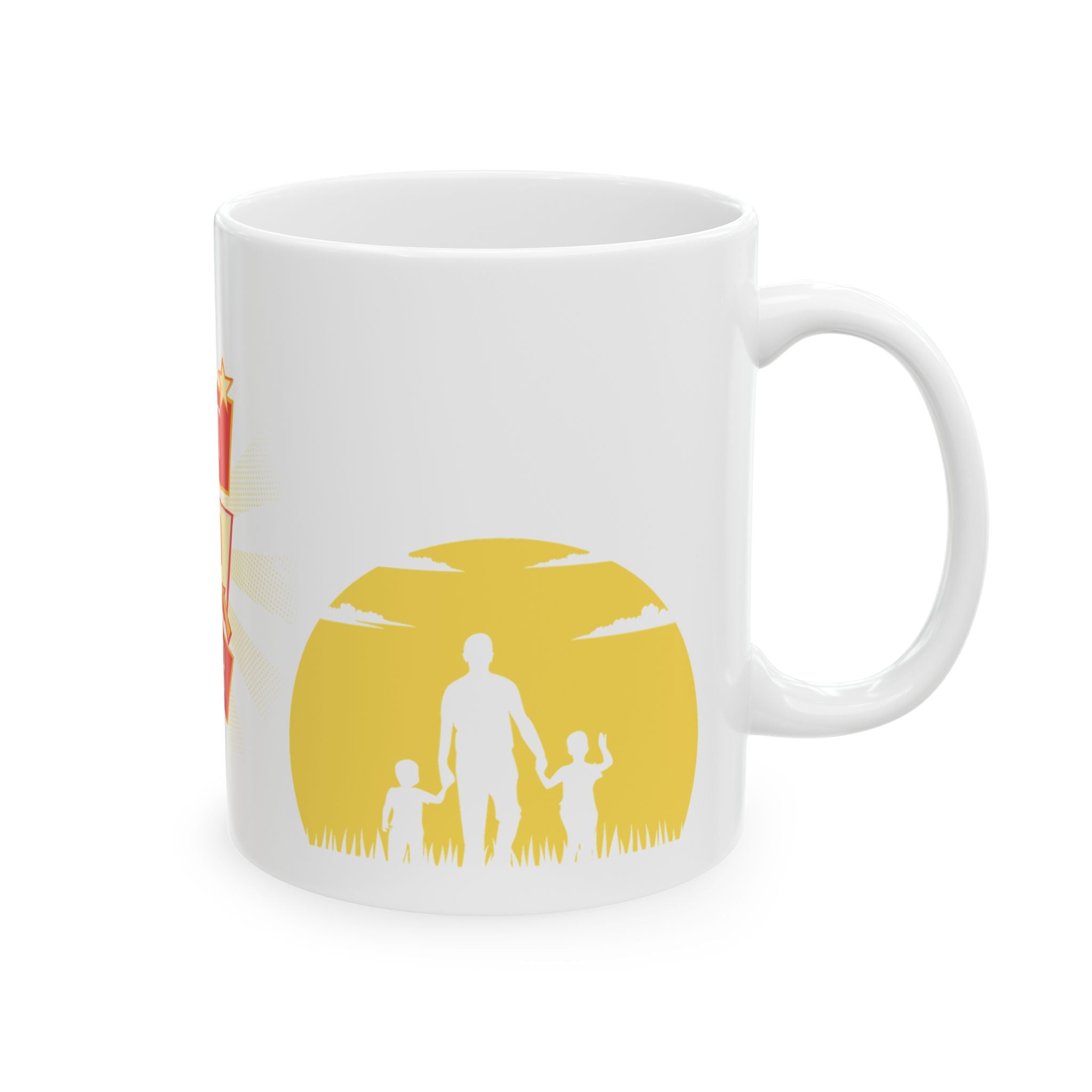 Best Dad Ever Ceramic Mug — Father's Day Coffee Cup (11oz)