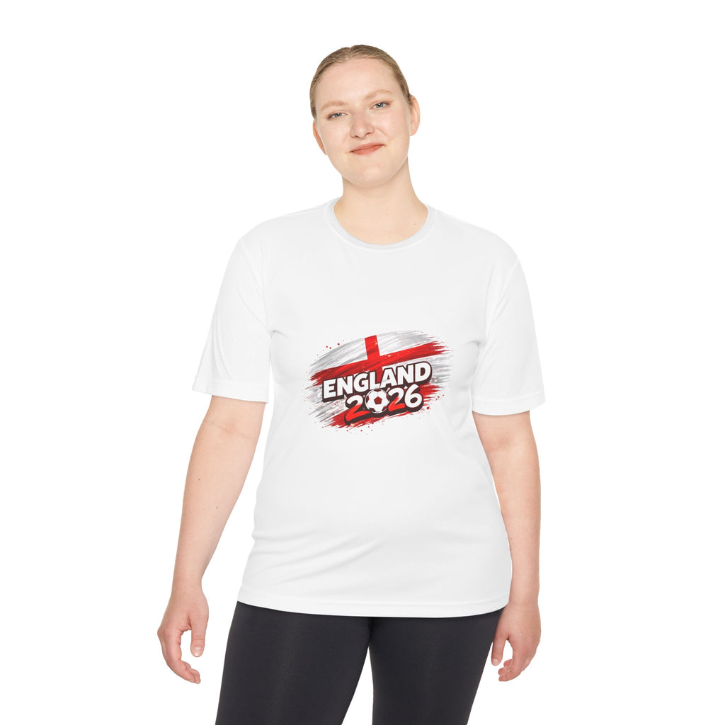 England 2026 Soccer Tee — St. George’s Cross Fan Shirt