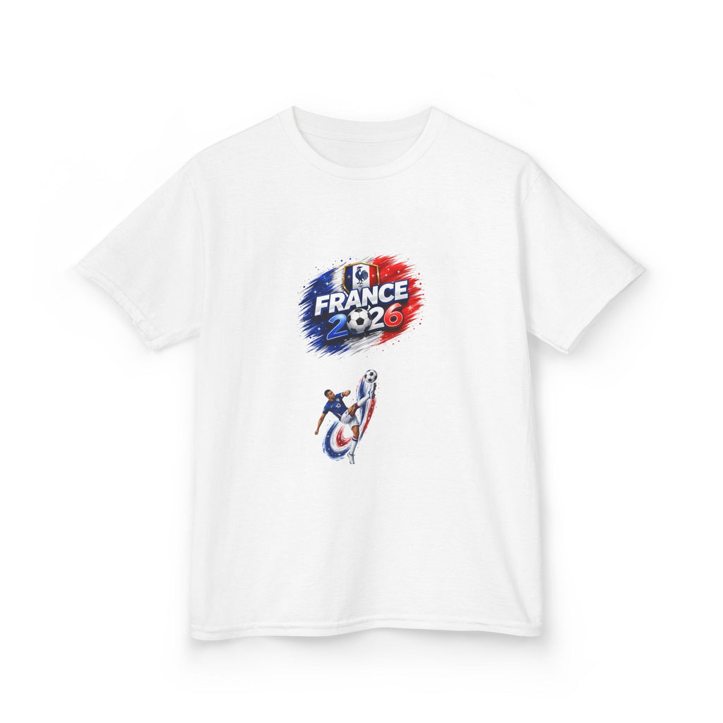 Kids T-Shirt — France 2026 Soccer Crest & FRA Flag Football Tee