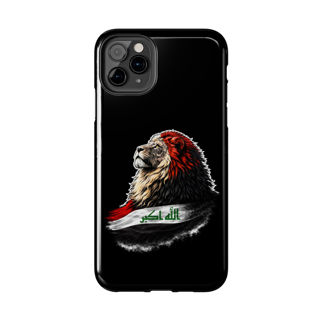 Iraq Lion Tough Phone Case — Protective iPhone Case with Iraqi Flag Design
