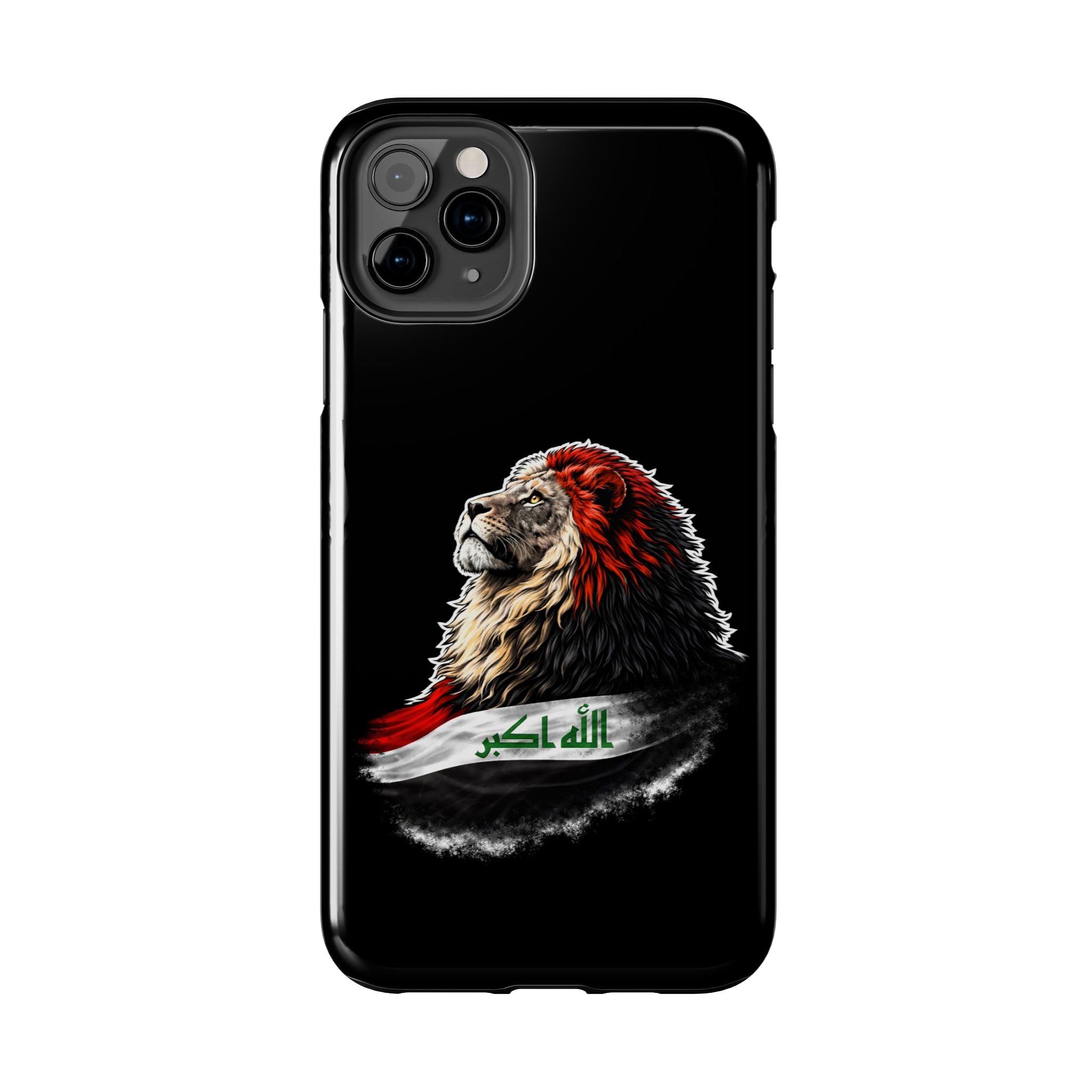 Iraq Lion Tough Phone Case — Protective iPhone Case with Iraqi Flag Design