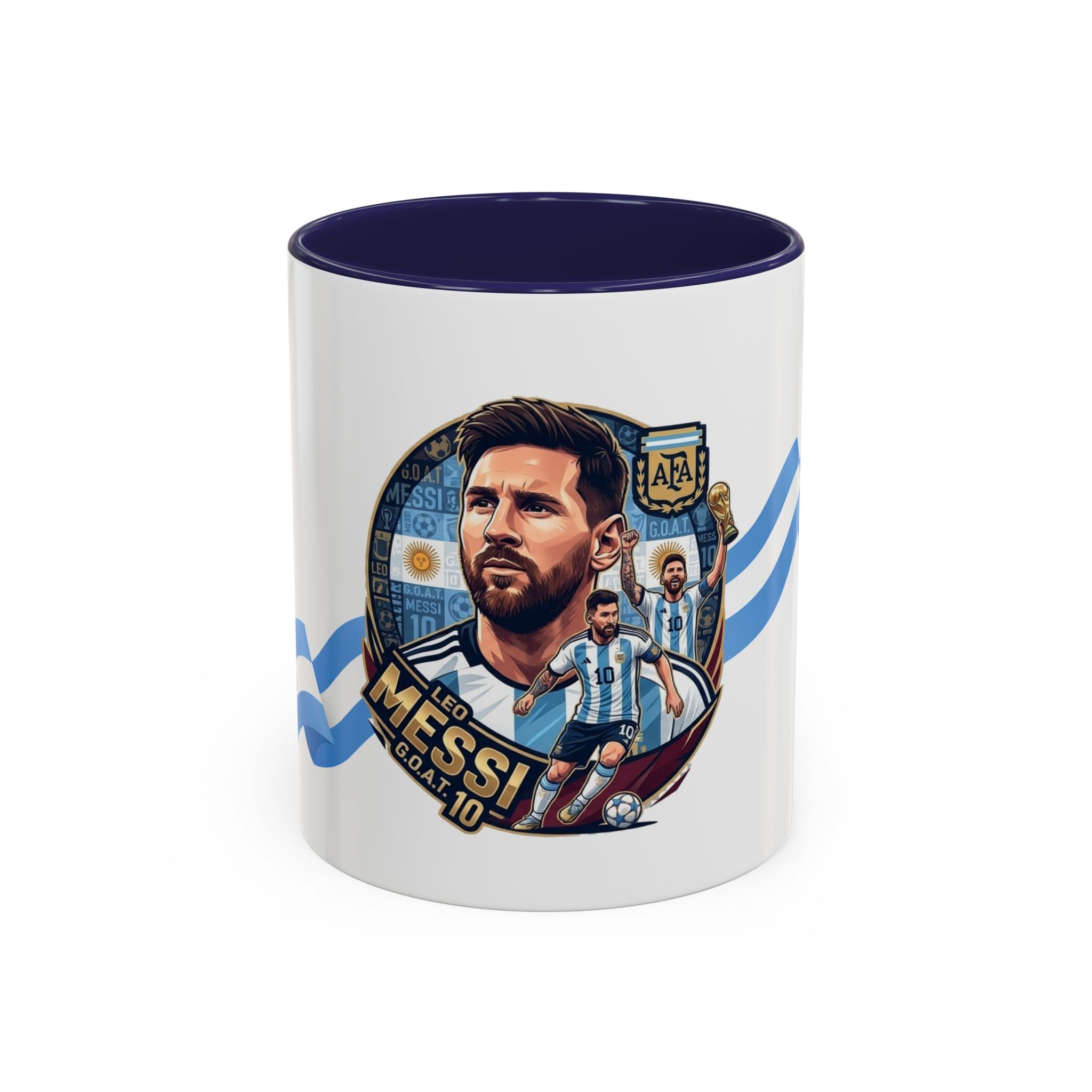 Argentina Soccer Player Coffee Mug – National Flag Accent