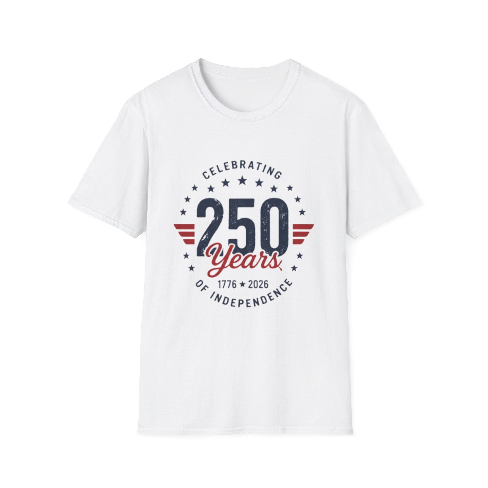 250 Years of Independence Unisex T-Shirt – 1776–2026 Patriotic Anniversary Tee