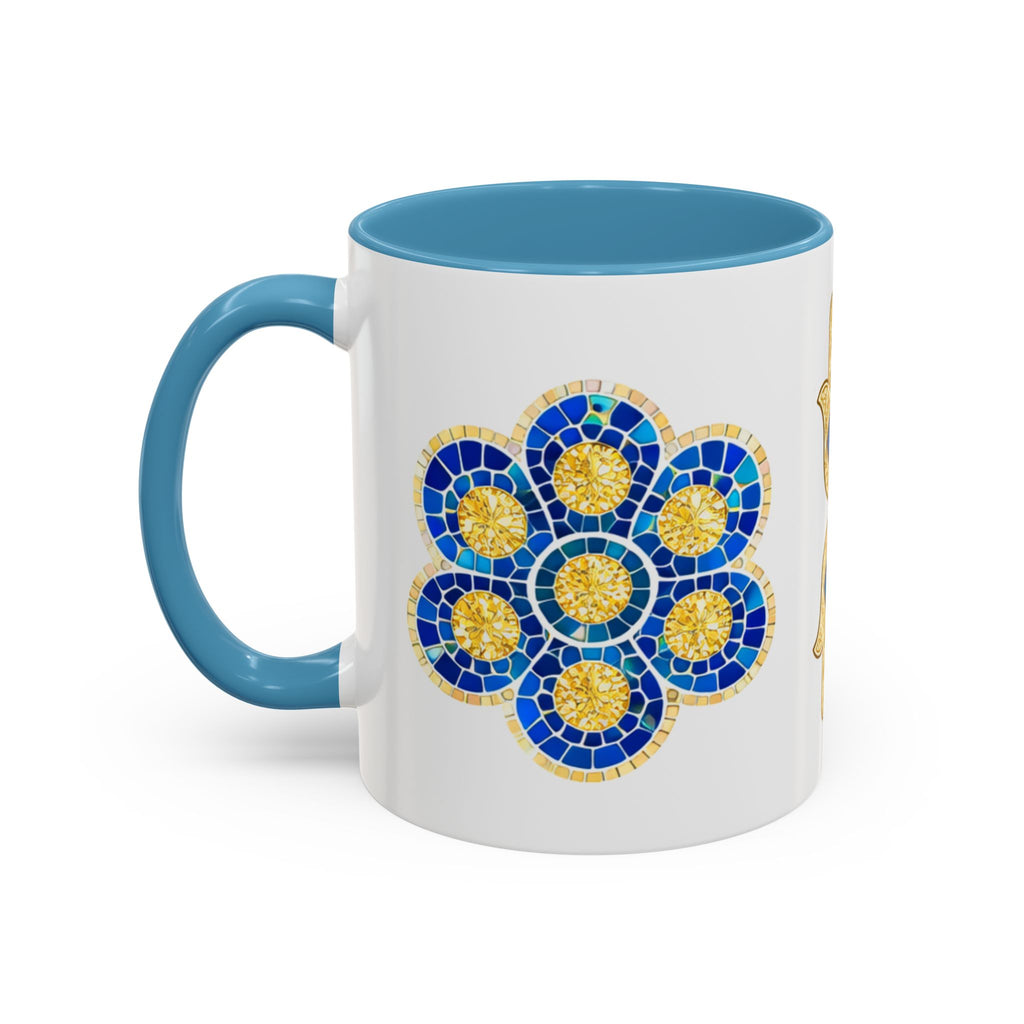 Evil Eye Hamsa Accent Coffee Mug