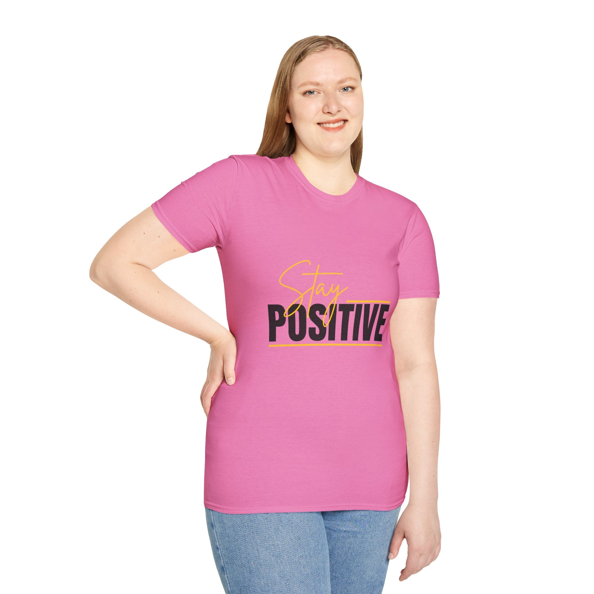 Stay Positive T-Shirt — Inspirational Motivational Graphic Tee