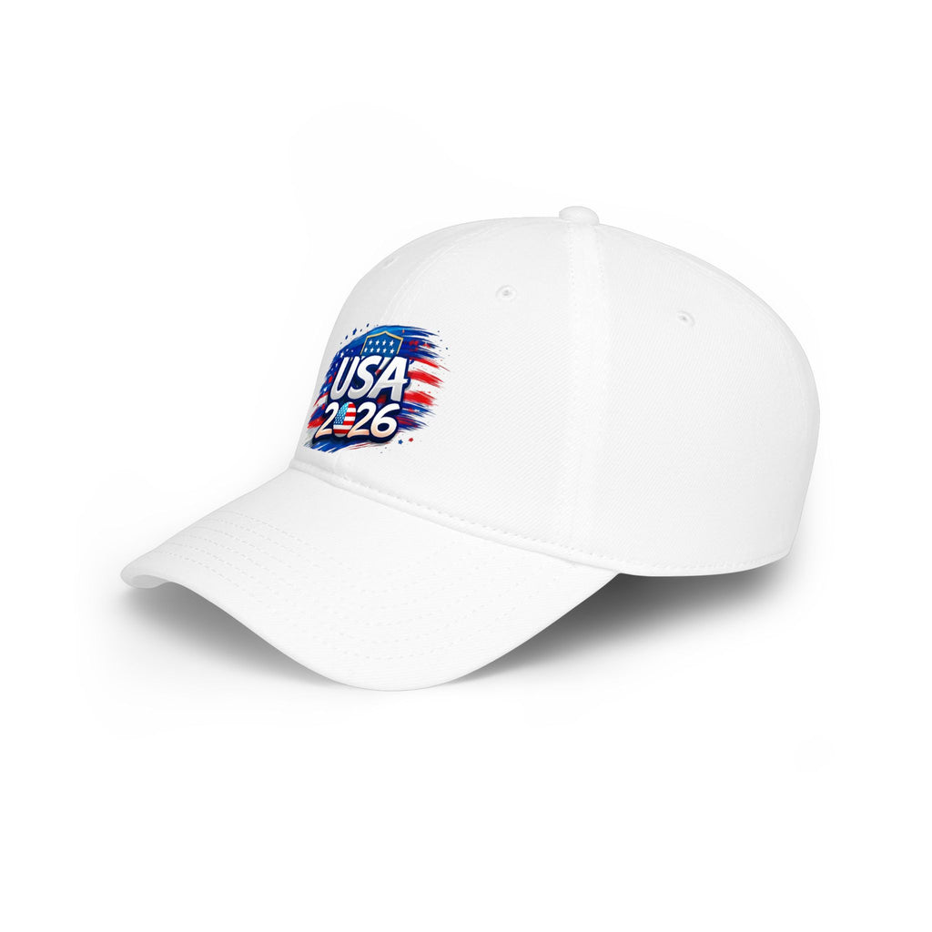 USA 2026 Baseball Cap - Patriotic Low Profile Hat