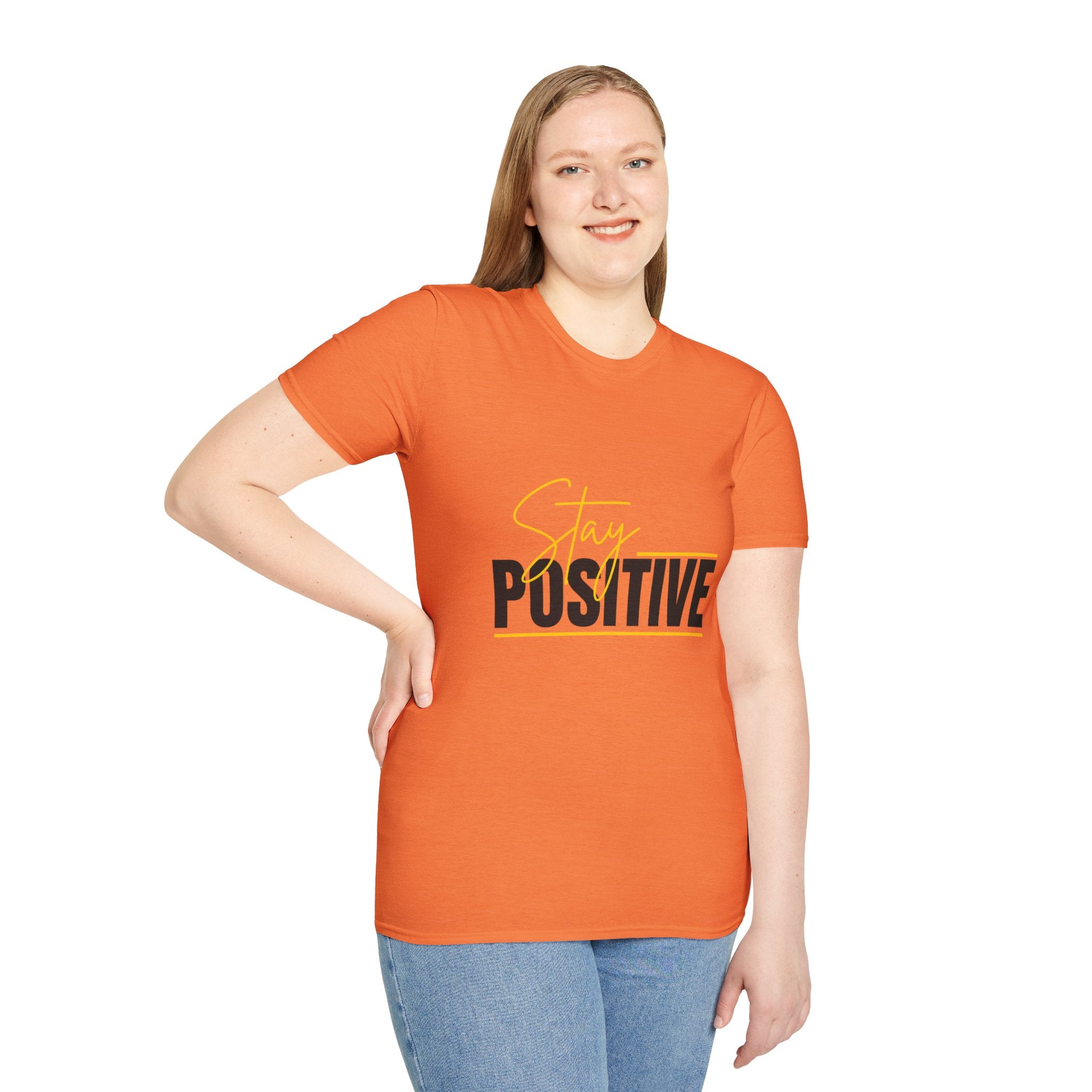 Stay Positive T-Shirt — Inspirational Motivational Graphic Tee