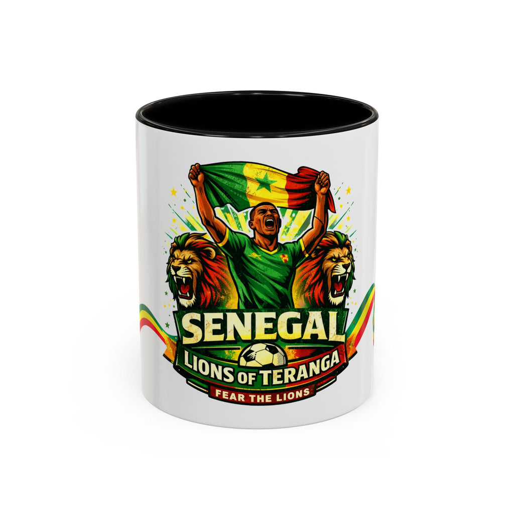Senegal Lions of Teranga Coffee Mug – 11/15oz Accent Mug (Fear The Lions)