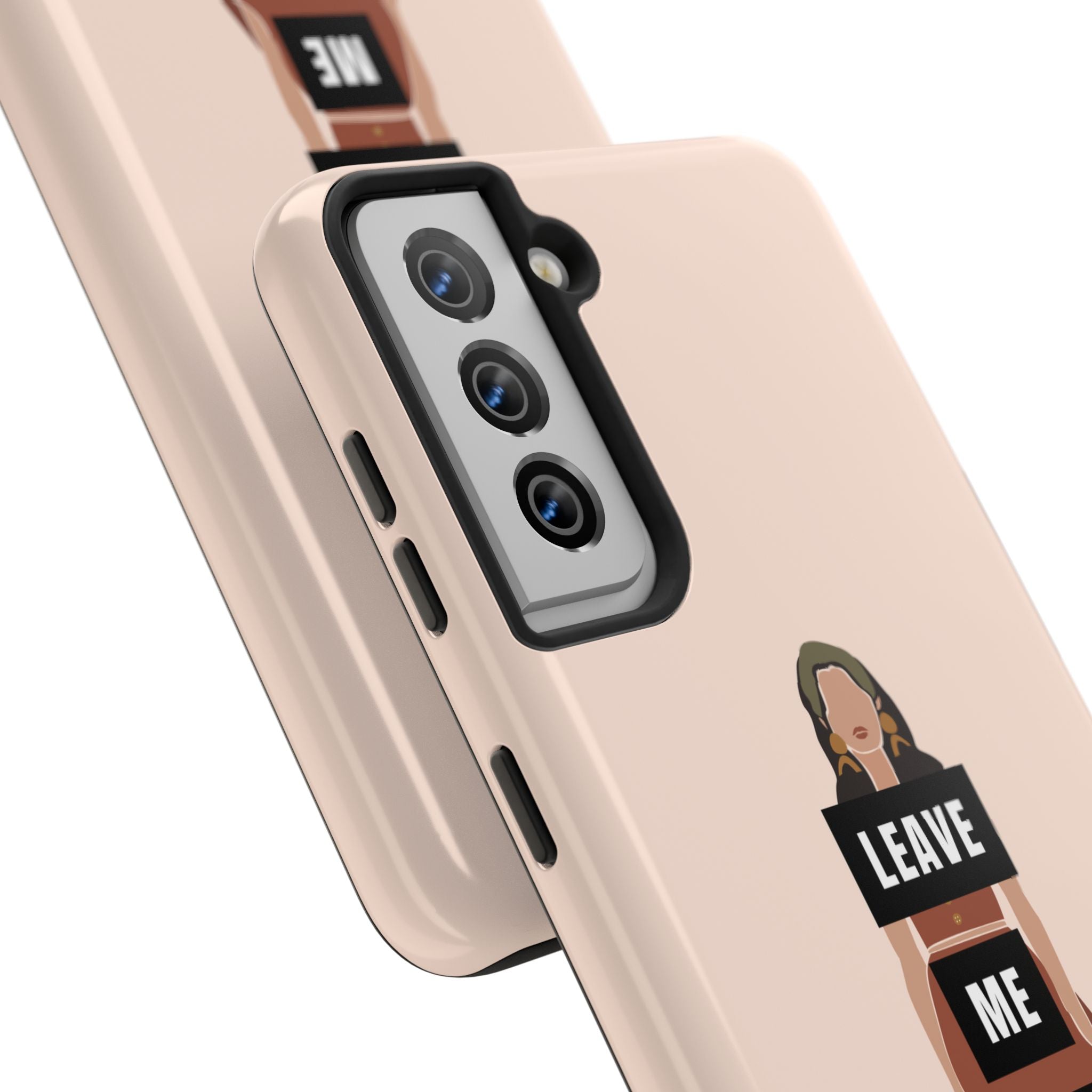 Leave Me Alone Phone Case — Tough Protective iPhone Case with Bold Statement Design