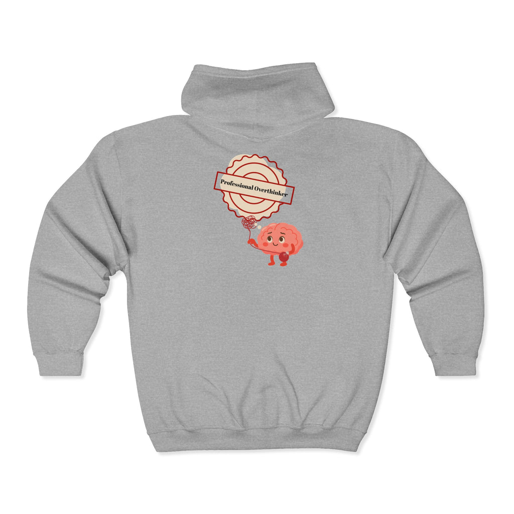 Overthinking Unisex Heavy Blend™ Full Zip Hooded Sweatshirt