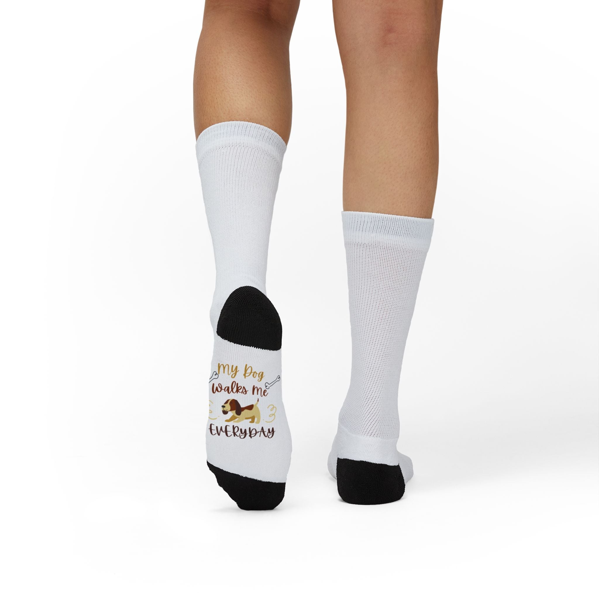 Cozy Fall 'Give Me Coffee & Cuddles' Sublimated Socks