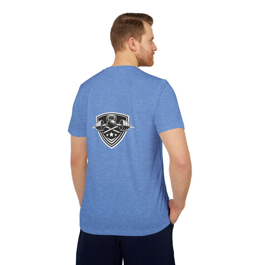 Fitness Graphic T-Shirt — Vintage Bodybuilder Barbell Design