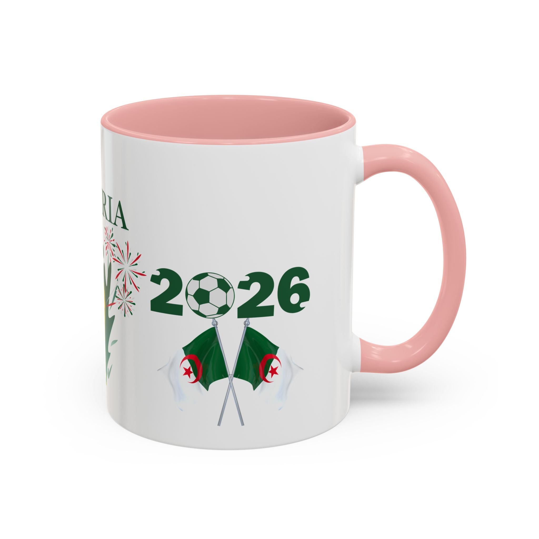 Algeria 2026 Cup Coffee Mug - Soccer Fan Accent Mug