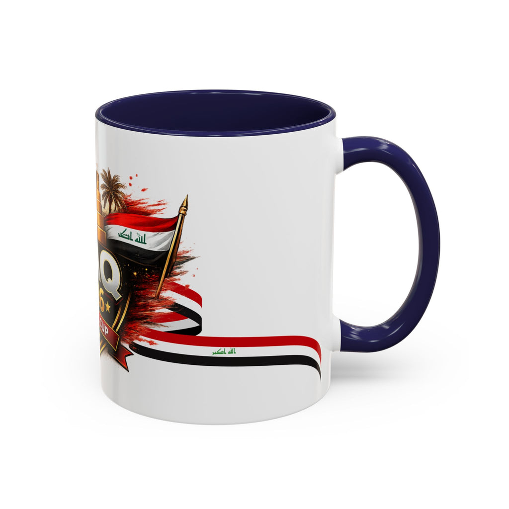 Iraq 2026 Football Cup Accent Coffee Mug – National Team Soccer Fan Gift