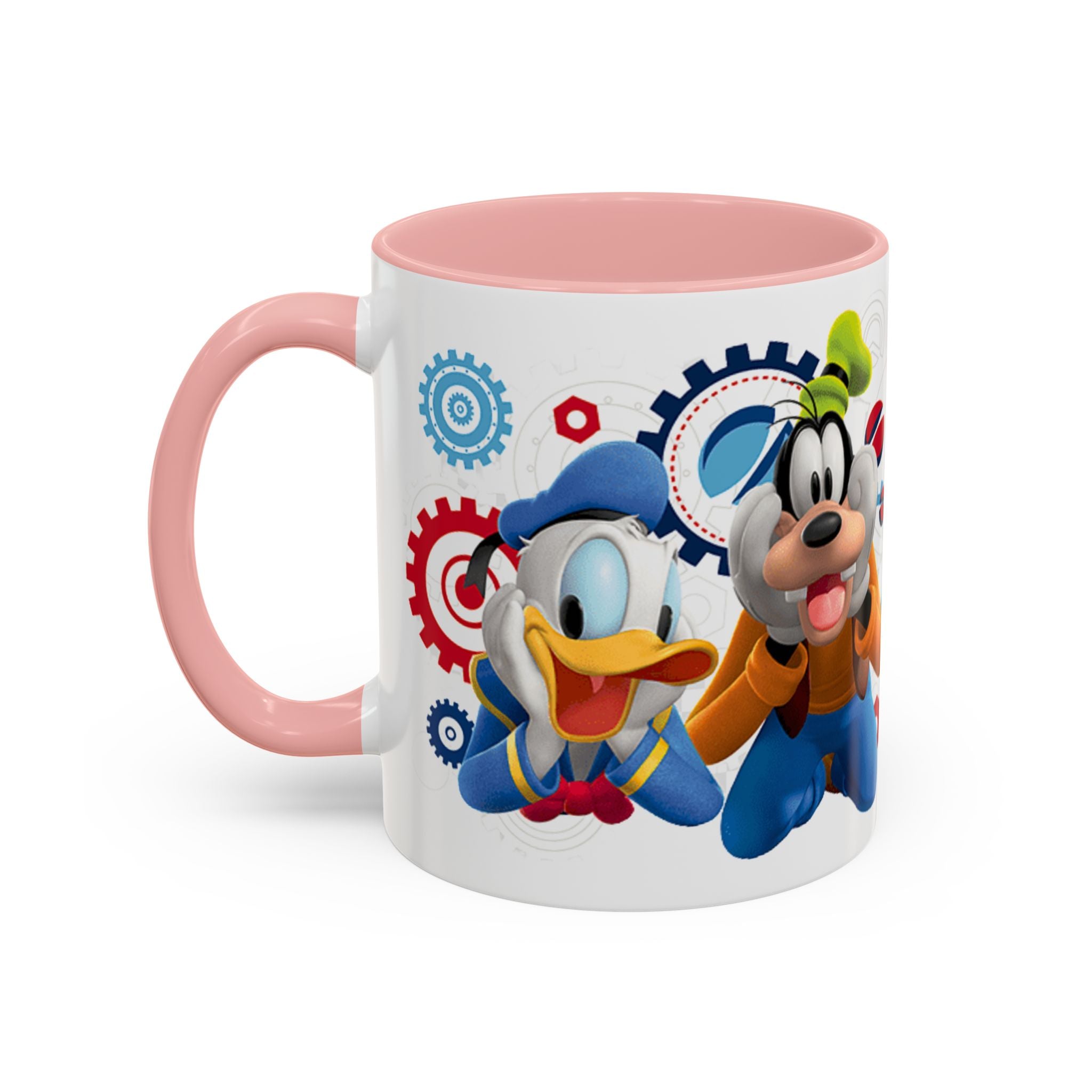 Disney Mickey & Friends Accent Coffee Mug – Mickey, Goofy & Pluto Cartoon Gift (11oz)