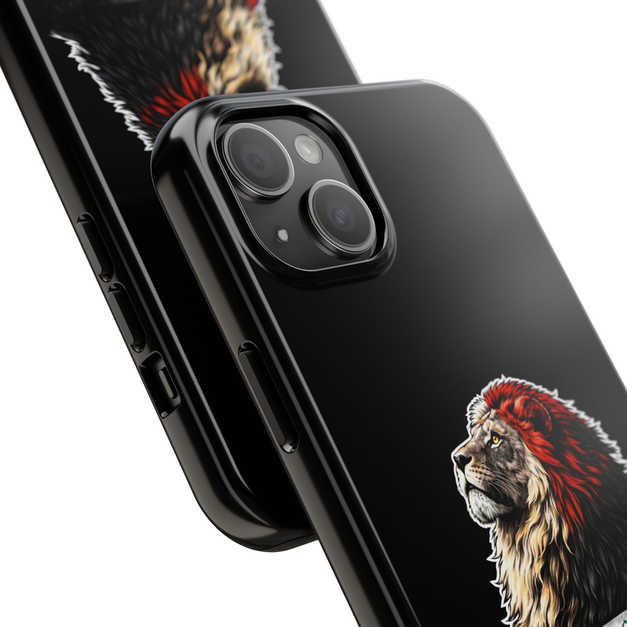 Iraq Lion Tough Phone Case — Protective iPhone Case with Iraqi Flag Design