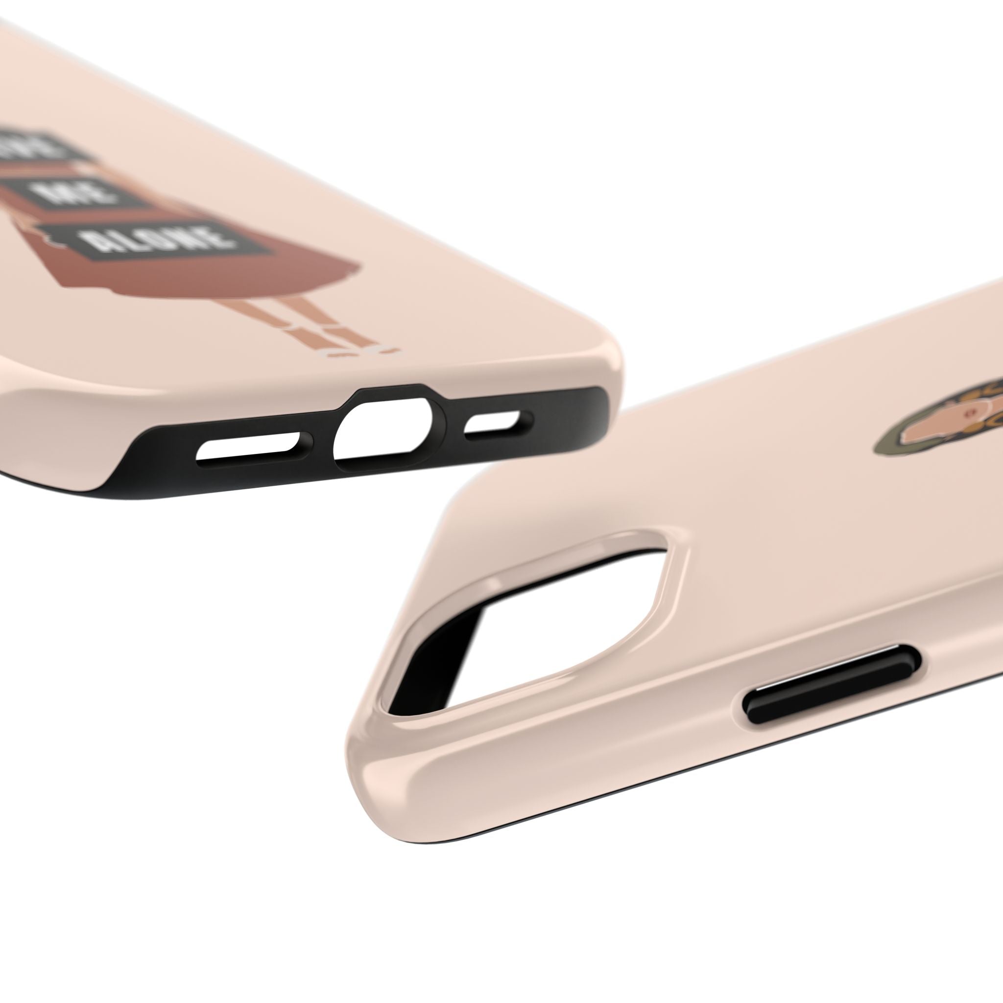 Leave Me Alone Phone Case — Tough Protective iPhone Case with Bold Statement Design