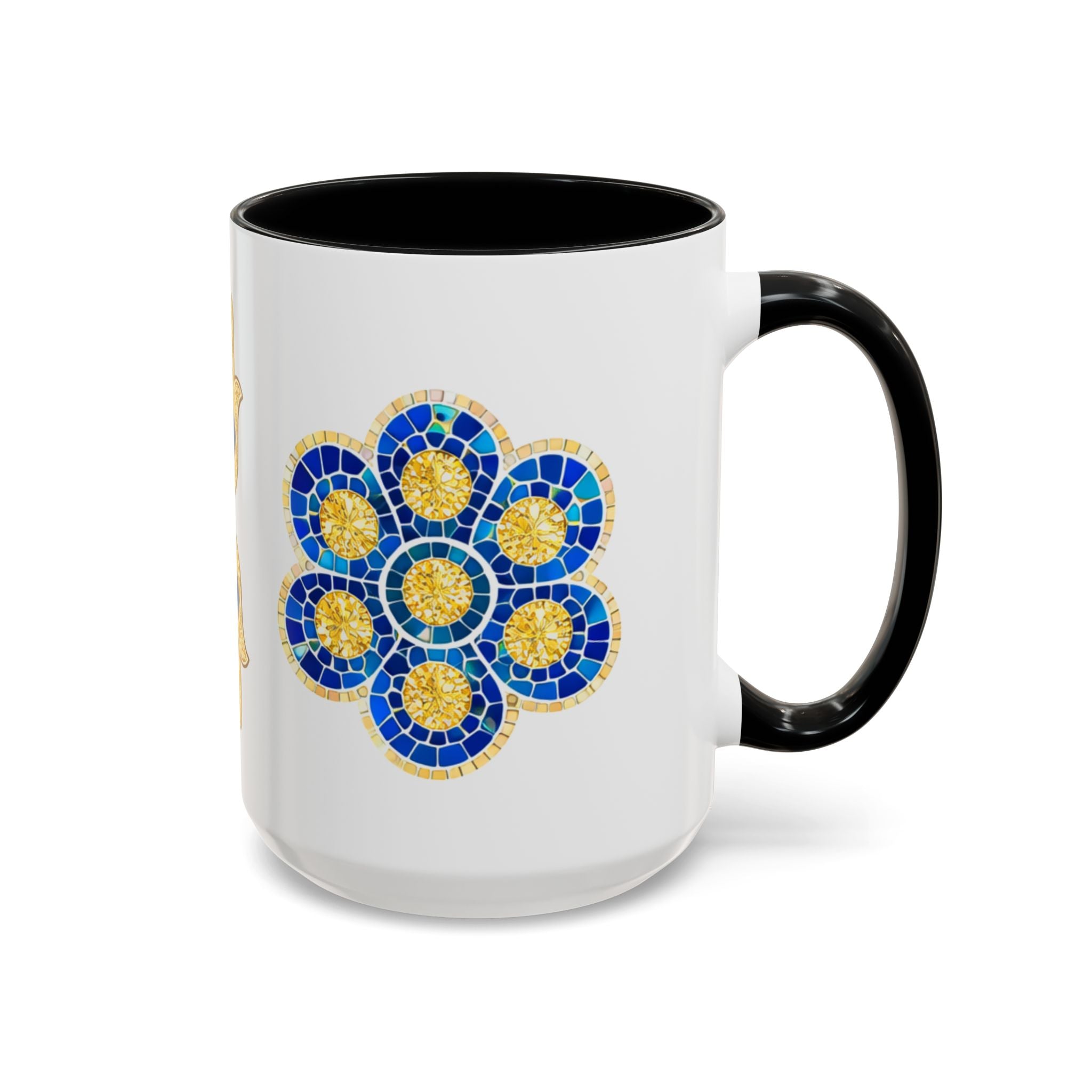 Evil Eye Hamsa Accent Coffee Mug
