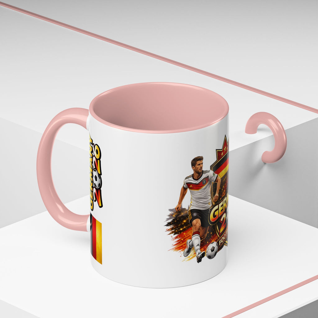 Germany 2026 Football Cup Coffee Mug – Soccer Fan Germany 2026 Accent Mug