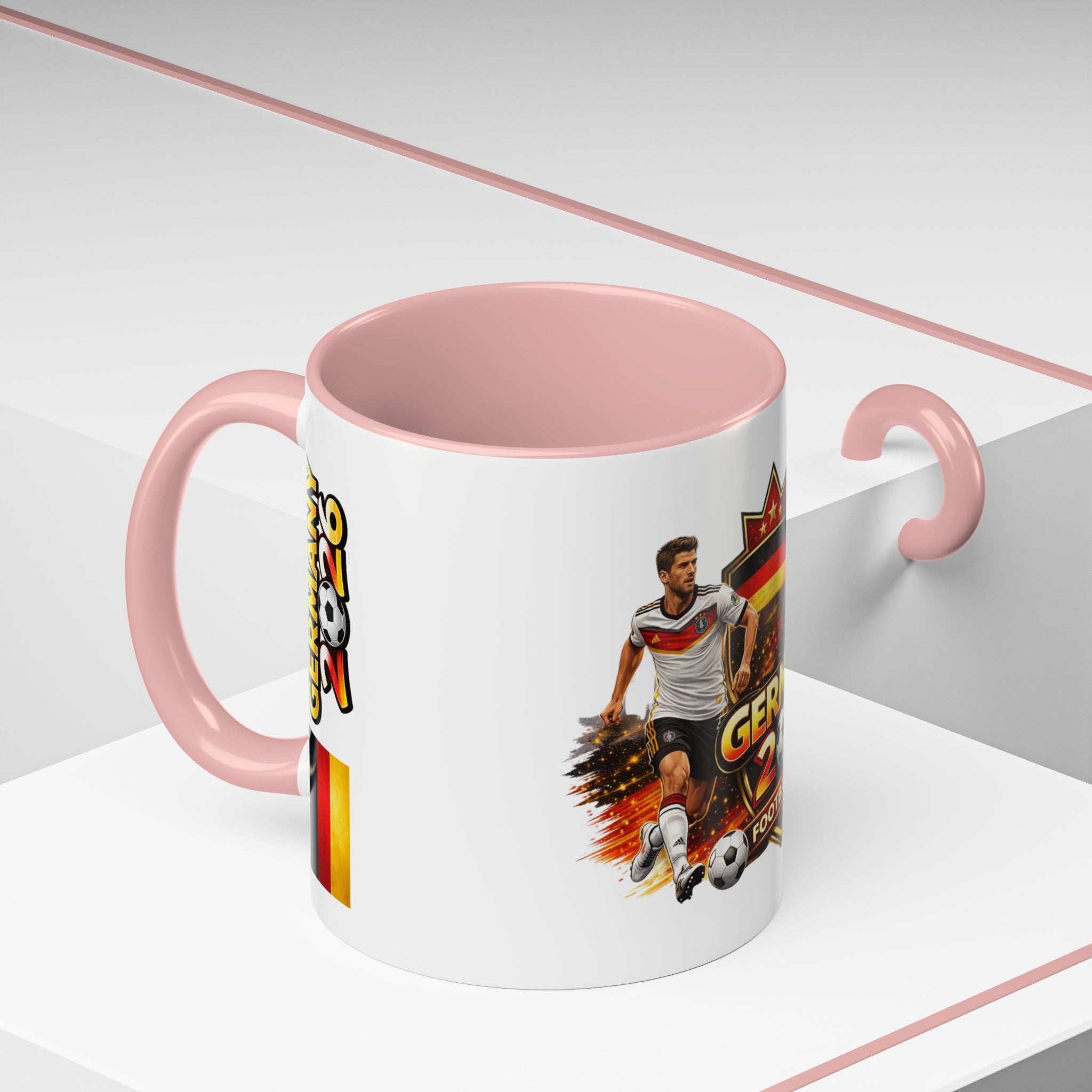 Germany 2026 Football Cup Coffee Mug – Soccer Fan Germany 2026 Accent Mug