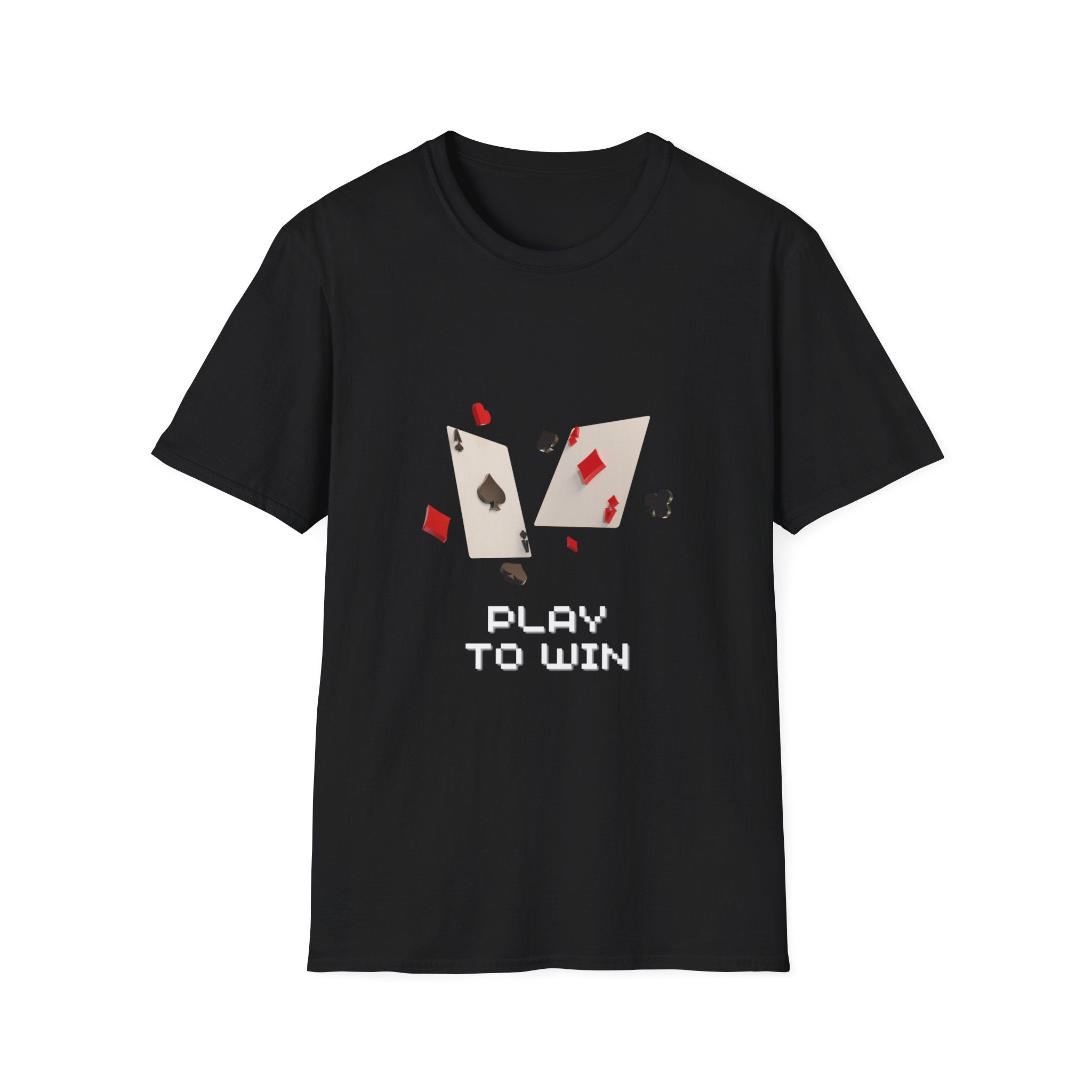 Play to Win T-Shirt — Poker Cards Gaming Tee