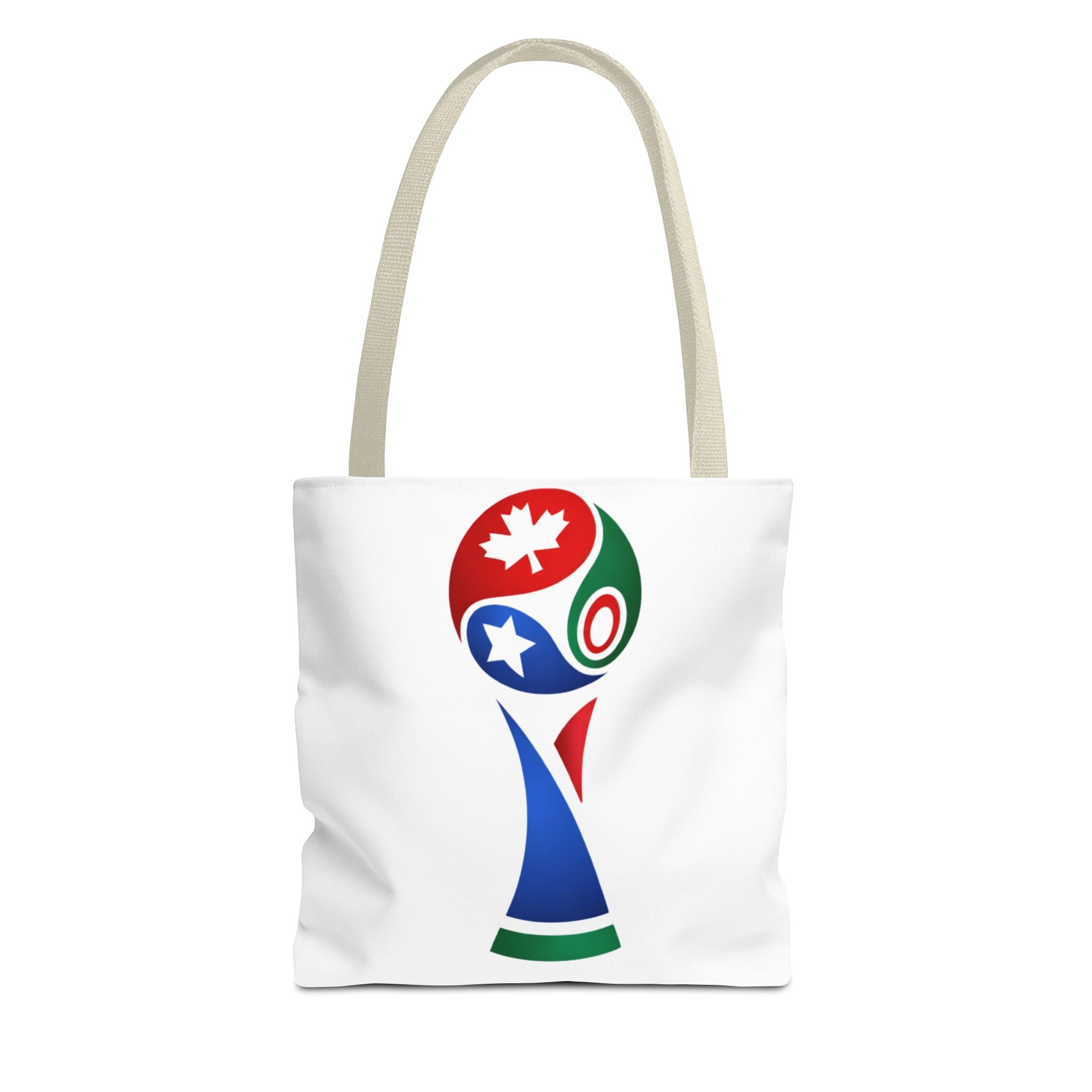 2026 USA Canada Mexico Soccer Trophy Tote Bag — World Cup Style Fan Tote