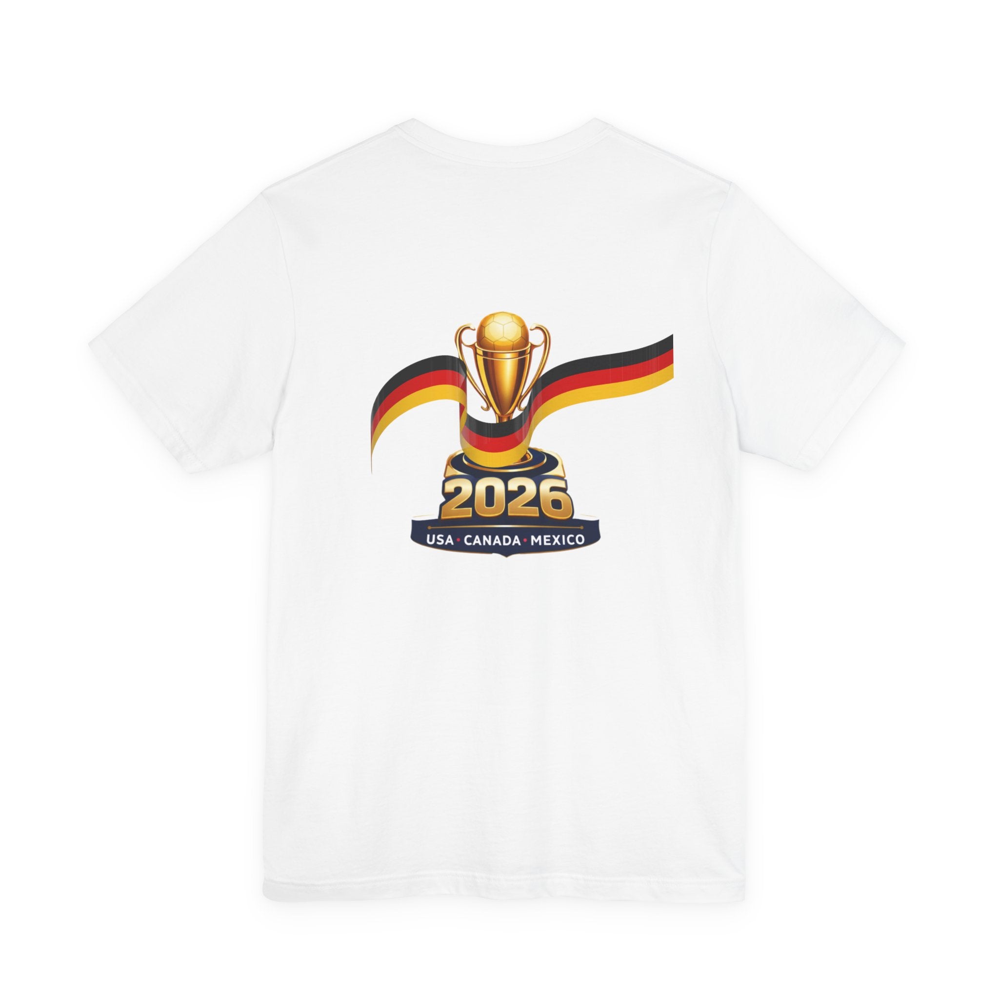 Germany 2026 Soccer Fan Tee — Cup Supporter Shirt with Trophy & Flag