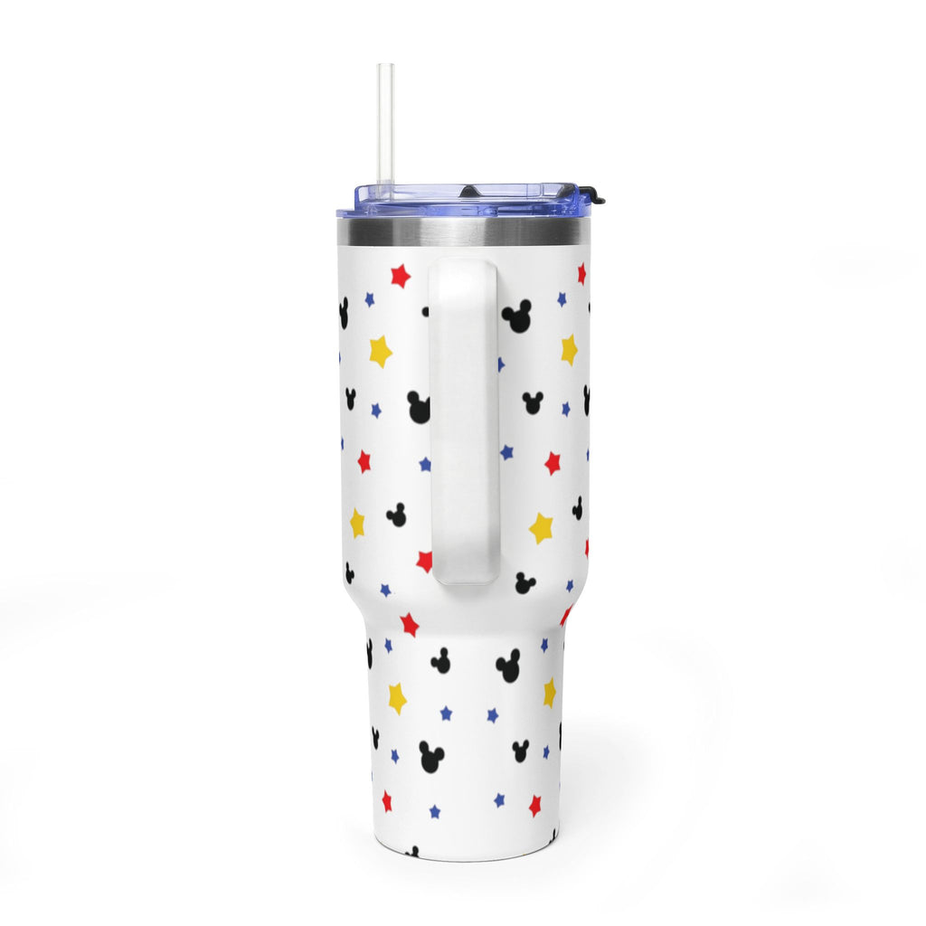 Mickey Mouse 40oz Vacuum Tumbler — Insulated Travel Mug with Straw