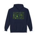 Arabic Alphabet Hoodie – Green Calligraphy Letters Sweatshirt