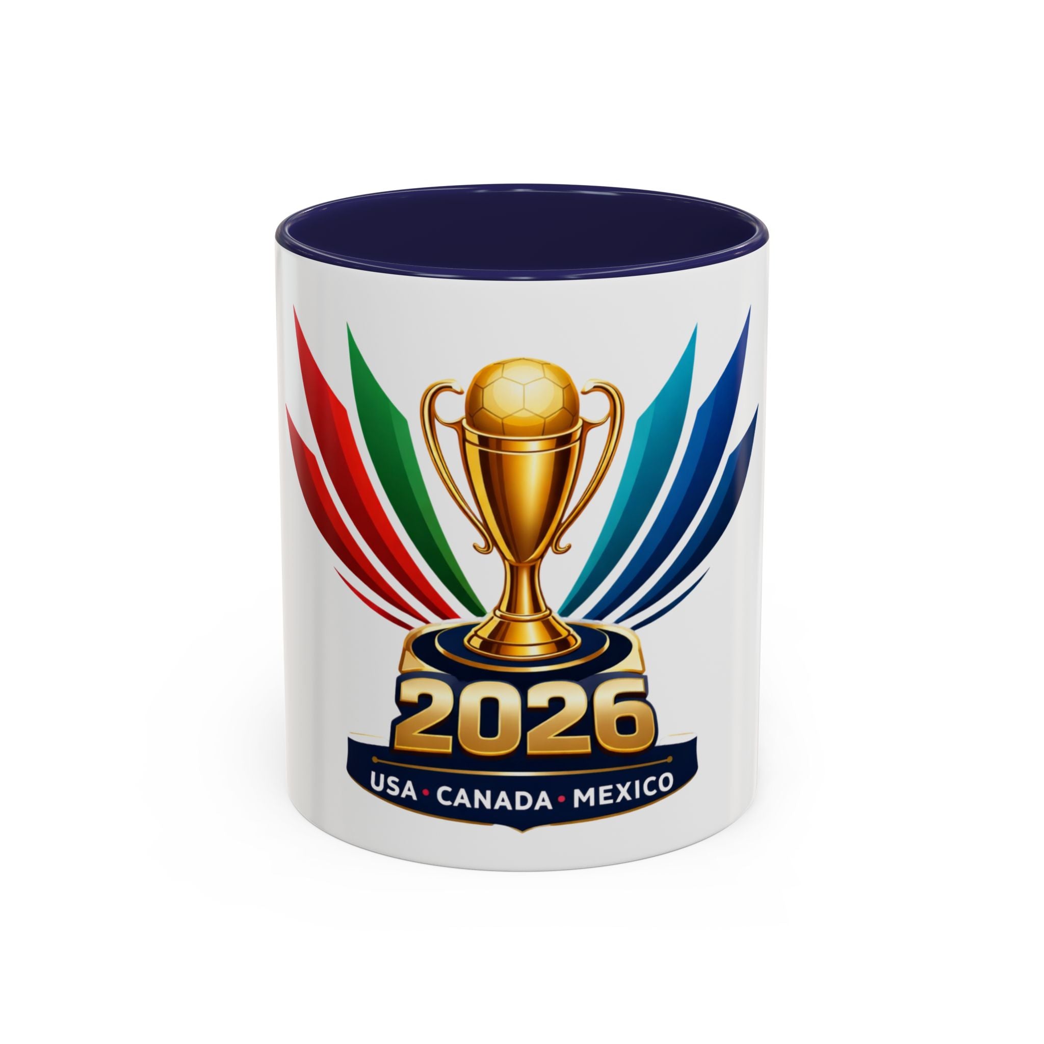 2026 Championship Coffee Mug — USA Canada Mexico Tournament Trophy Accent