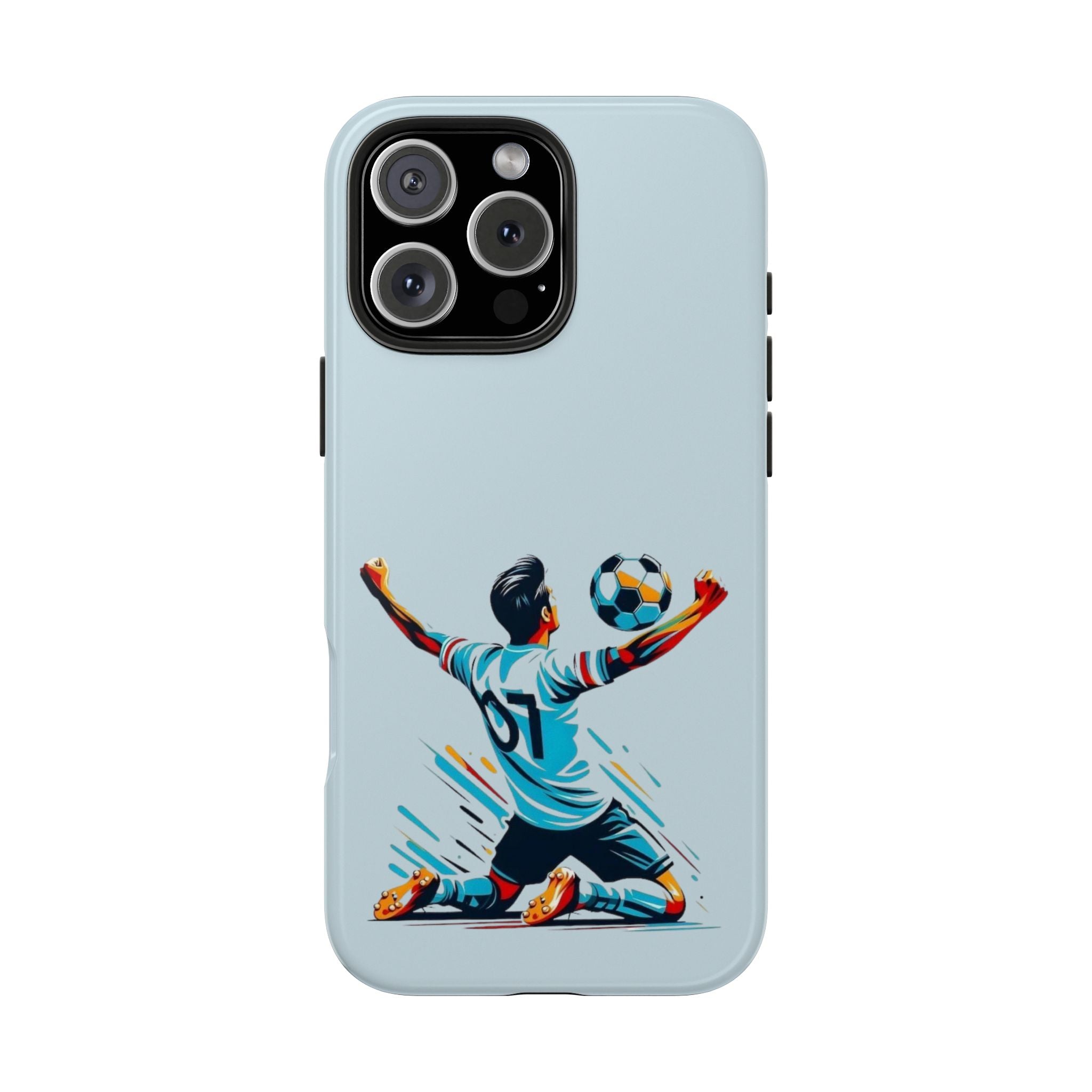 Soccer Celebration Tough Phone Case — Lightweight Protective iPhone Cover