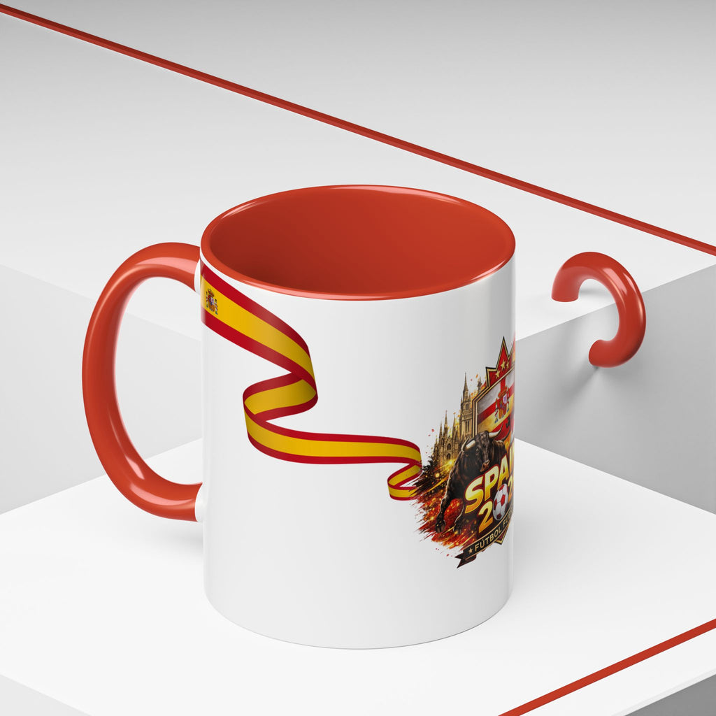 Spain 2026 Soccer Mug – Spain Futbol Fuerte Accent Coffee Cup (11/15oz)