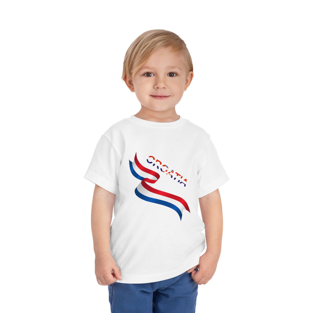 Croatia Toddler Tee — Kids Croatian Flag Shirt