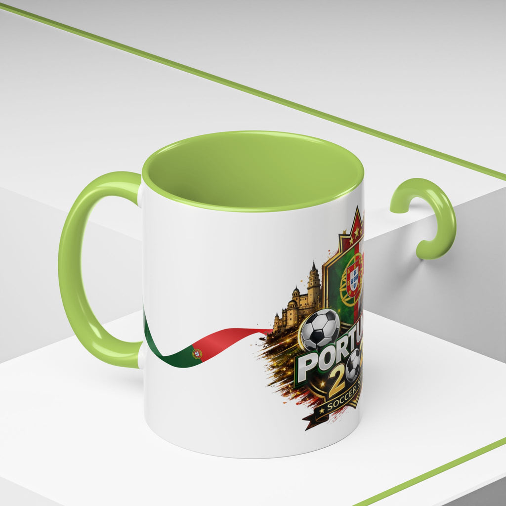 Portugal 2026 Soccer Mug – Portugal Flag & Crest Accent Coffee Cup