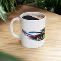 Kaldaya Ceramic Mug – Patriotic Star Emblem Coffee Cup (11oz)