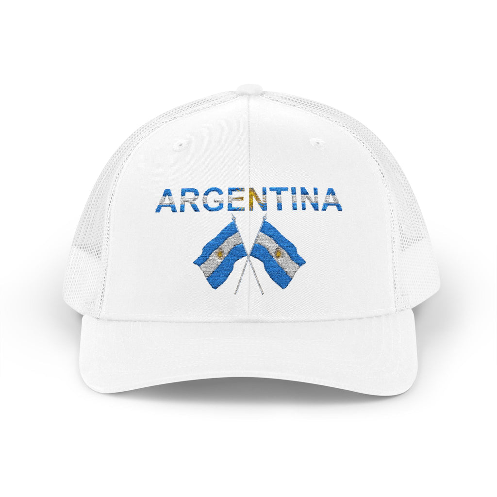 Argentina Flag Trucker Hat – Vintage-style Snapback Cap