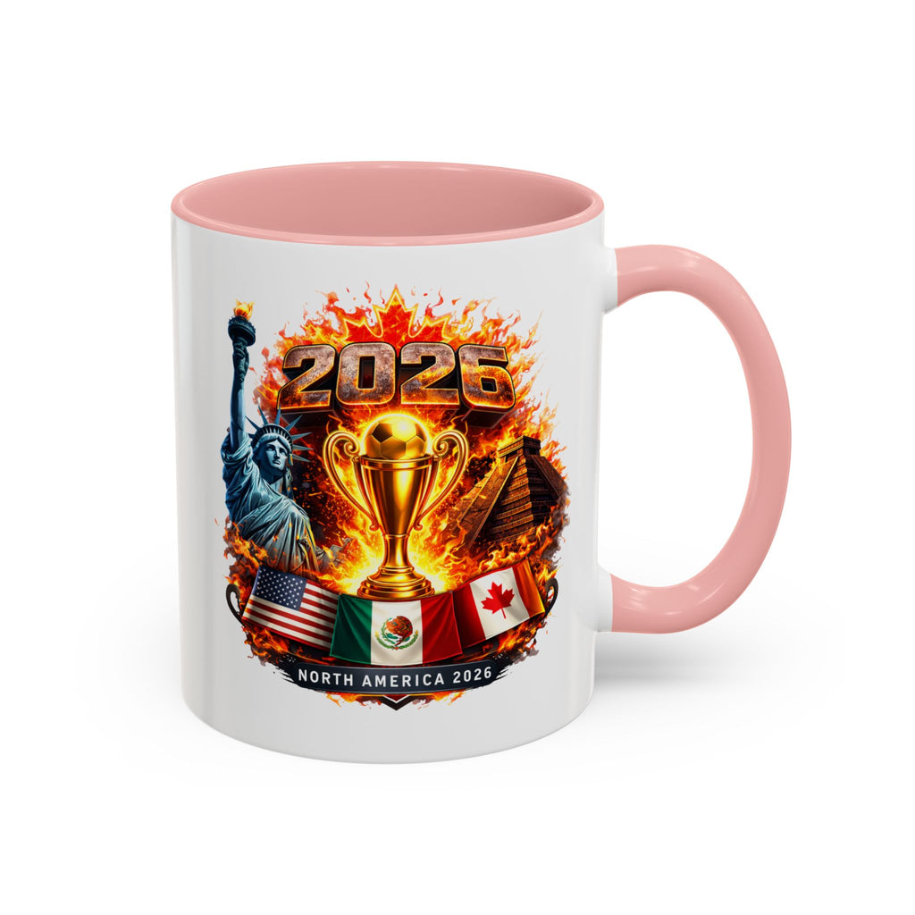 2026 North America Championship Coffee Mug — Trophy & Flags Accent Mug