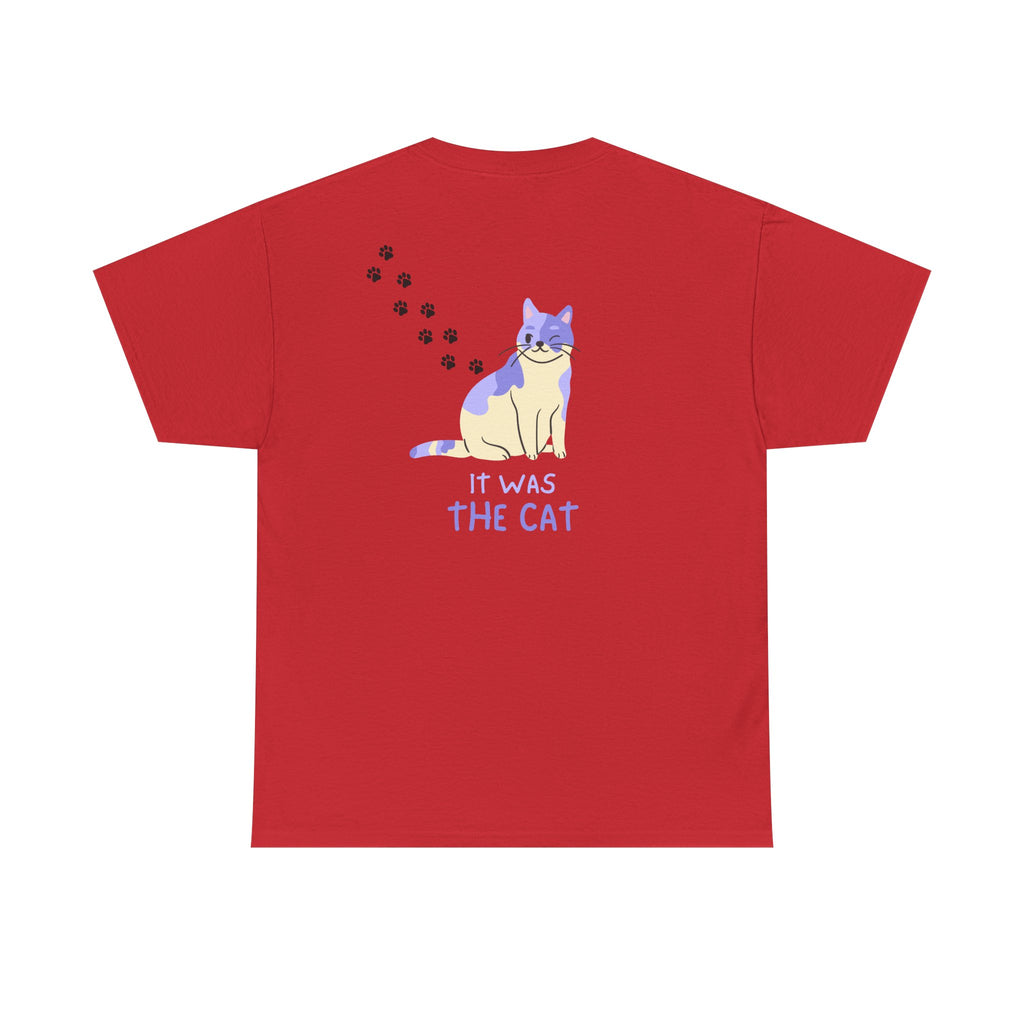 Cat Paw Tee — "It Wasn't Me" Funny Cat T‑Shirt