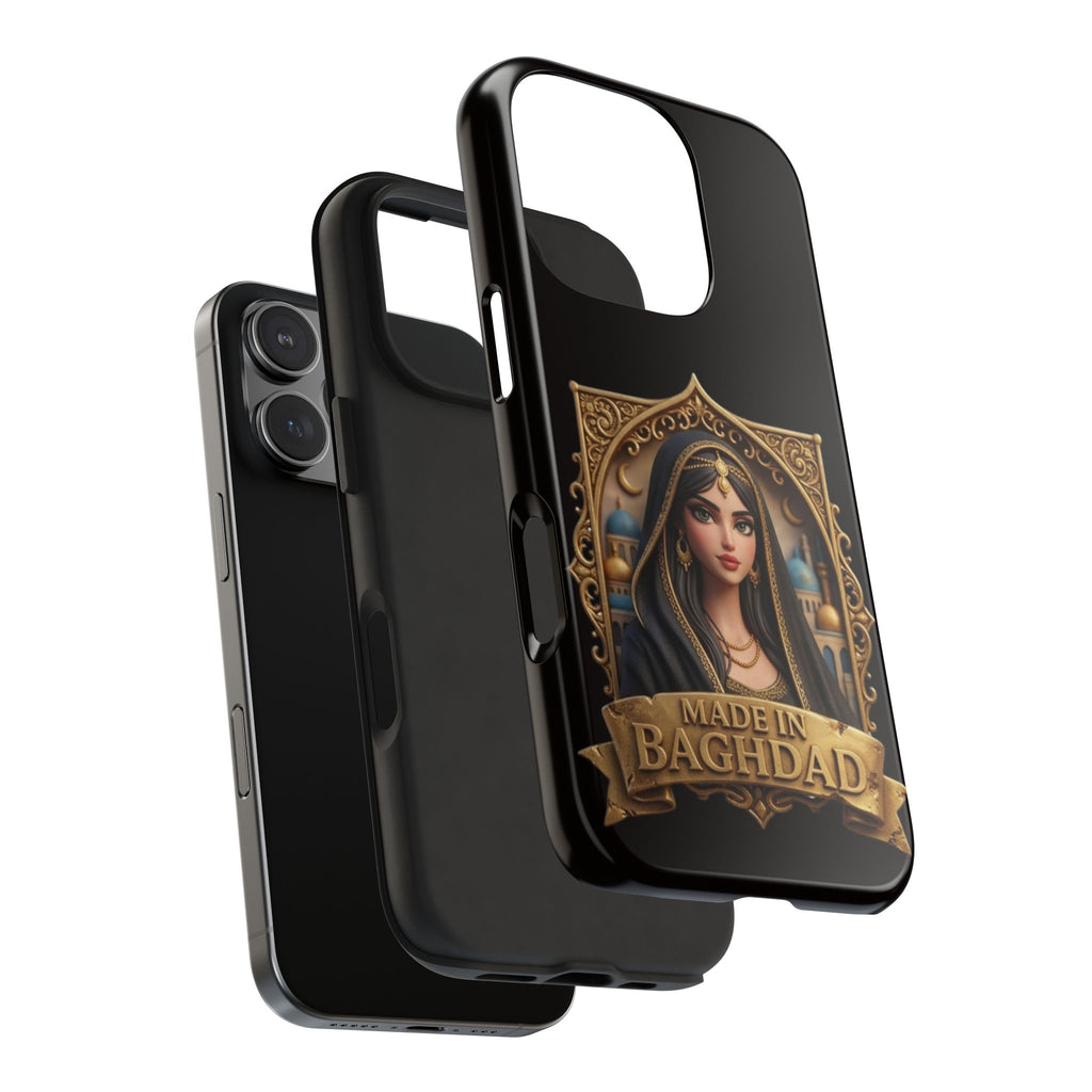 Made in Baghdad Phone Case — Elegant Middle Eastern Portrait Tough Protective Case