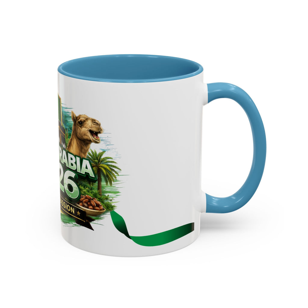 Saudi Arabia 2026 Football Passion Accent Coffee Mug – Cup Soccer Fan Gift